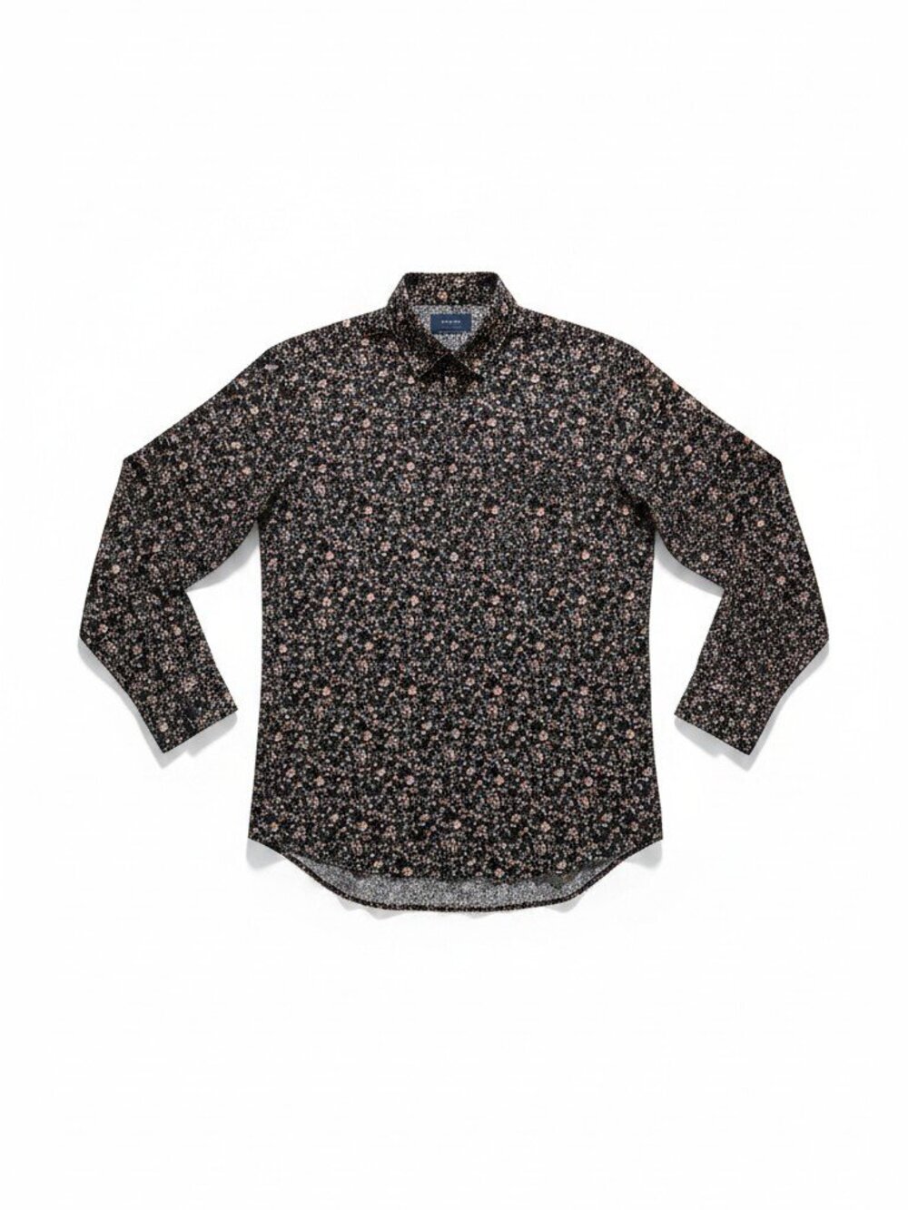 Silver Stone Collection Modern Fit Men's Floral Button Down Shirt Medium